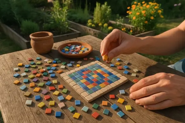 Jogos de montagem de mosaicos: combinando arte e raciocínio lógico
